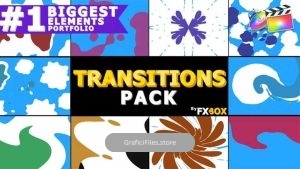 پروژه فاینال کات پرو ترانزیشن سیال 2D FX Liquid Transitions