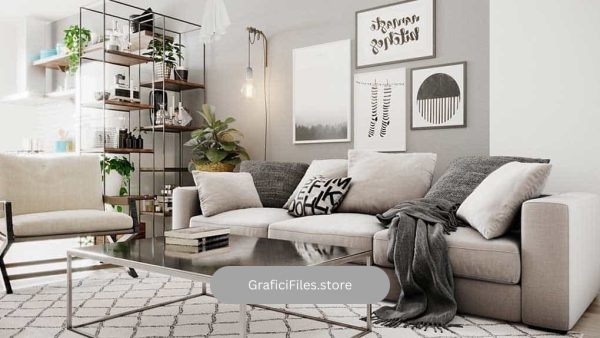 دانلود مدل سه بعدی آپارتمان اسکاندیناوی