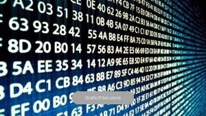 دانلود بک گراند موشن گرافیک کد های کامپیوتری Computer codes Abstract