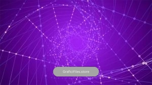 دانلود بک گراند موشن گرافیک Connected Lines And Points