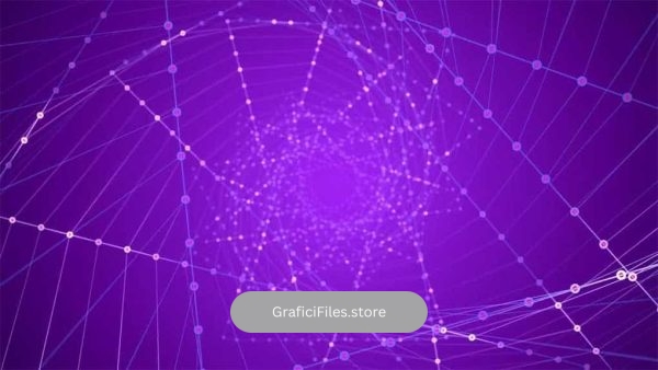 دانلود بک گراند موشن گرافیک Connected Lines And Points