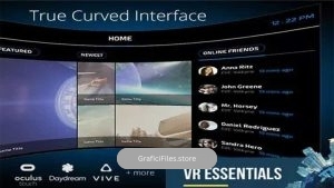 دانلود پروژه Curved UI برای یونیتی