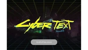 دانلود افکت متن سایبرپانک CyberPunk Text Effect