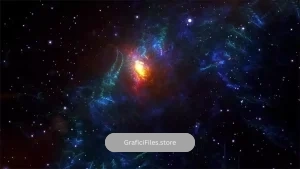 دانلود بک گراند متحرک فضای سحابی دارک Dark Nebula Space
