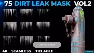 دانلود تصویر آلفا کثیفی DIRT LEAK EFFECT MASK- VOL 2