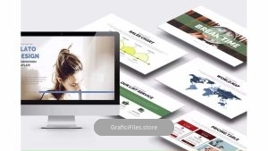 دانلود قالب پاورپوینت Flato Creative Business Powerpoint Template