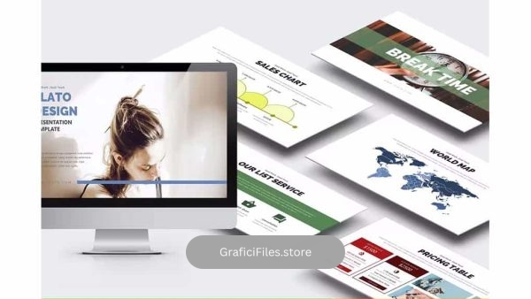 دانلود قالب پاورپوینت Flato Creative Business Powerpoint Template