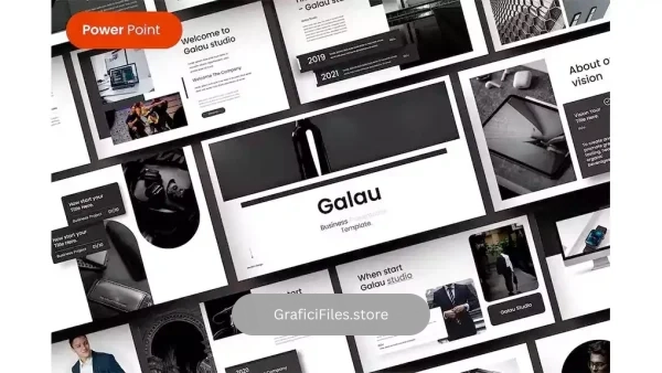 دانلود قالب پاورپوینت کسب و کار Galau – Business PowerPoint Template