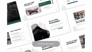 دانلود قالب پاورپوینت پرزنتیشن حج Hajj Powerpoint Presentation Template