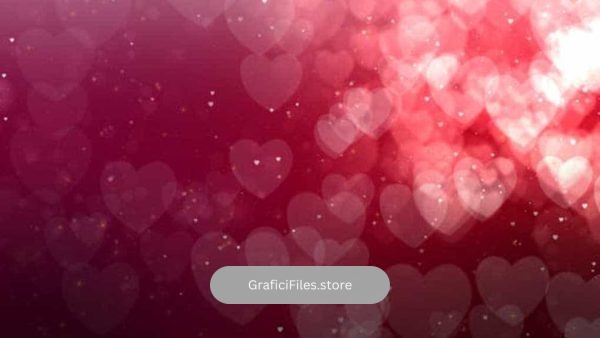دانلود بک گراند موشن گرافیک پارتیکل قلب Heart Particles