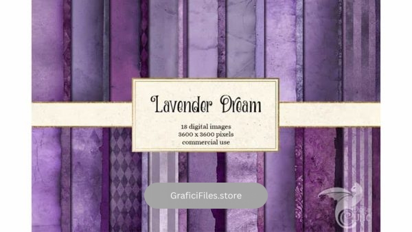 دانلود تکسچر کاغذ قدیمی با رنگ بنفش Lavender Dream Textures