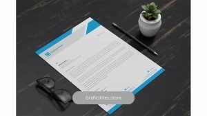 دانلود قالب آماده ورد سربرگ Letterhead for Microsoft Word