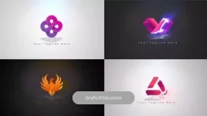 پروژه داوینچی ریزالو لوگو موشن Minimal Logo Reveal