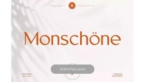 دانلود فونت انگلیسی گرافیکی MONSCHONE