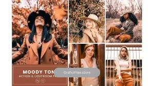 دانلود پریست لایت روم به همراه اکشن فتوشاپ Moody Fx Photoshop Action & Lightrom
