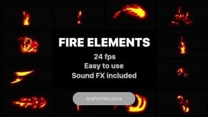 دانلود المان کارتونی آتش Mr. Flash FX Fire Elements