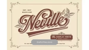 دانلود فونت انگلیسی کلاسیک Neville Font