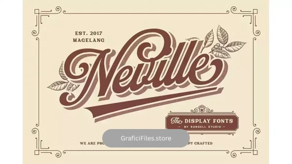دانلود فونت انگلیسی کلاسیک Neville Font