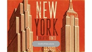 دانلود فونت انگلیسی New York Font