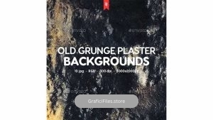 دانلود تکسچر قدیمی و کثیف از بافت گچ Old Grunge Plaster Texture Backgrounds