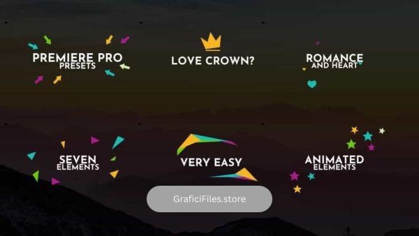 دانلود المان انیمیت آماده موشن گرافیک – Animated Elements