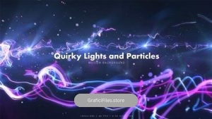 دانلود بک گراند موشن گرافیک Quirky Lights and Particles 1