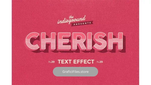 دانلود افکت متن رترو وینتیج Retro Vintage Text Effect N.29