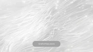 دانلود بک گراند موشن گرافیک فیبر نوری سفید Smooth White Fibers Loop