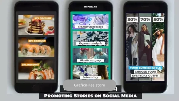 پروژه پریمیر استوری اینستاگرام Social Media Stories Promotion
