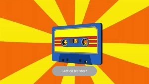 دانلود آیکون انیمیشن نوار کاست و فلش دیسک Storage Icons & Bonus Backgrounds