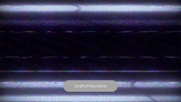 فوتیج نویز و پارازیت تلویزیون Television Noise Glitch Overlay