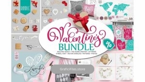 دانلود فایل لایه باز ولنتاین Valentine Bundle