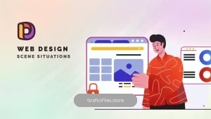 پروژه افترافکت موشن گرافیک طراحی وب سایت Web Design – Scene Situations