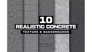 دانلود تکسچر بتن Realistic Concrete Textures