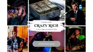 دانلود پریست لایت روم و فتوشاپ Crazy Rich Lightroom Presets