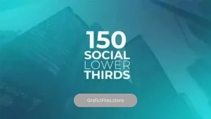 پروژه پریمیر زیرنویس شبکه اجتماعی Social Media Lower Thirds