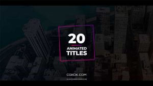 پروژه فاینال کات پرو تایتل Animated Titles