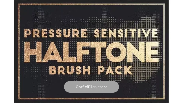دانلود براش نقطه فتوشاپ Pressure Sensitive Halftone Brushes