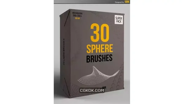 دانلود براش کروی فتوشاپ Abstract Sphere Brushes