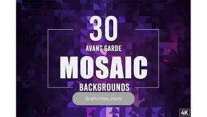 دانلود بک گراند موزاییکی آوانگارد Avant Garde Mosaic Backgrounds – Vol.1