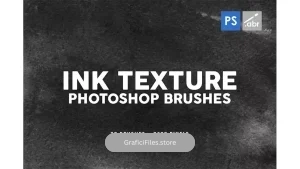 دانلود براش جوهر فتوشاپ Ink Texture Photoshop Brushes Vol. 1