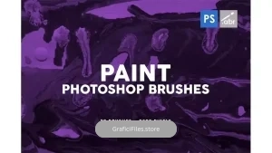 دانلود براش فتوشاپ با تکسچر رنگ روغن Paint Texture Photoshop Brushes Vol. 3