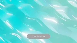 دانلود بک گراند موشن گرافیک امواج انتزاعی کارتونی سه بعدی 3D Cartoon Abstract Waves With Glare