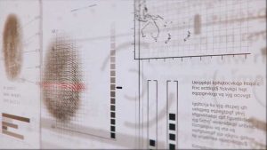 دانلود فوتیج اثر انگشت 3D Fingerprints Interface