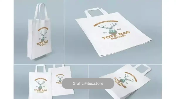 دانلود موکاپ ساک دستی Tote Bag Mockups