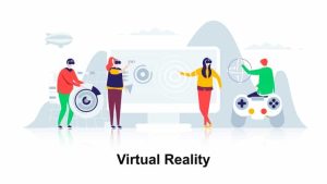 پروژه موشن گرافیک واقعیت مجازی Virtual Reality – Flat Concept