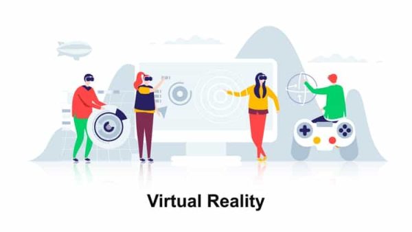 پروژه موشن گرافیک واقعیت مجازی Virtual Reality – Flat Concept
