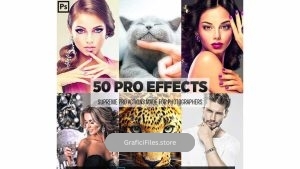 مجموعه 50 اکشن فتوشاپ – Photoshop Supreme Effects