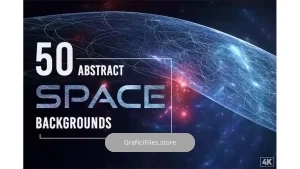 دانلود بک گراند فضایی انتزاعی Abstract Space Backgrounds – Vol. 1