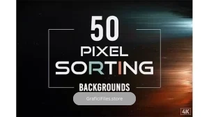 دانلود بک گراند پیکسلی Pixel Sorting Backgrounds – Vol. 2